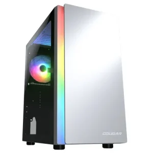 Cougar Purity ARGB Tempered Glass Windowed White Mini Tower Case