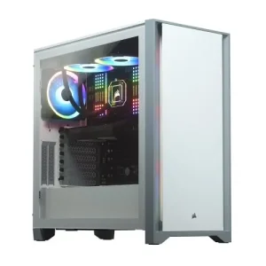 Corsair 4000D White Tempered Glass Windowed Mid Tower Case