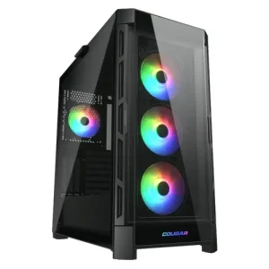 Cougar Duoface Pro ARGB Tempered Glass Windowed Black Mid Tower Case