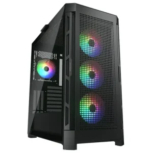 Cougar Airface Pro ARGB Tempered Glass Windowed Black Mid Tower Case