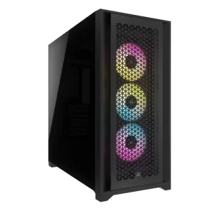 Corsair iCUE 5000D Airflow RGB Black Tempered Glass Windowed Smart Mid Tower Case