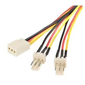 Astrotek 3 Pin Fan to Dual 3 Pin Fan Adapter Cable