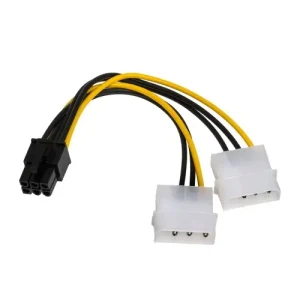 8Ware Molex to 6 Pin PCIe ADAPTER CABLE