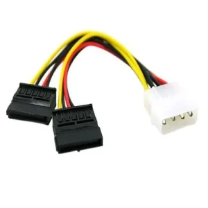 8Ware Molex to SATA Dual Power Adapter Cable