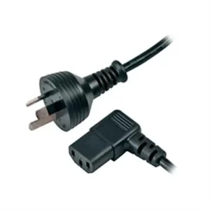 8Ware 1.8M Aus 3 Pin Wall To IEC C13 Pc Right Angle Power Cable