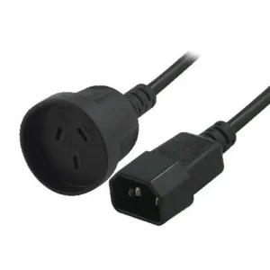 8Ware 15cm Aus 3 Pin Socket to IEC C14 Power Cable