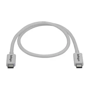StarTech 0.5M Thunderbolt 3 40 Gbps USB Type-C White Cable