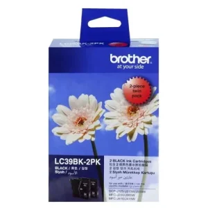 Brother LC39BK-2PK Black Twin Pack Ink Cartridges