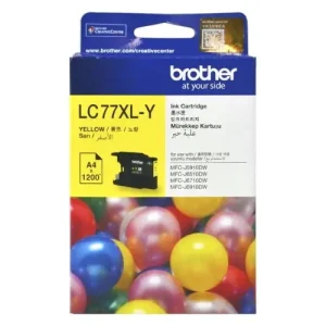 Brother LC77XL-Y Yellow High Capacity Ink Cartridge