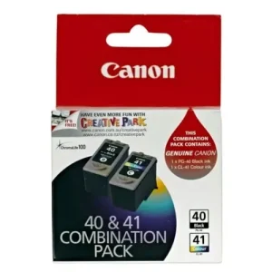 Canon PG-40 Black & CL-41 Colour Twin Pack Ink Cartridges