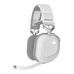 Corsair HS80 RGB Wireless 7.1 Surround Sound White Gaming Headset