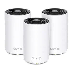 TP-Link Deco XE75 Pro AXE5400 WiFi 6E Mesh Tri Band MU-MIMO (3 Pack) Router