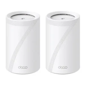 TP-Link Deco BE65 BE11000 WiFi 7 Mesh Tri Band MU-MIMO (2 Pack) Router