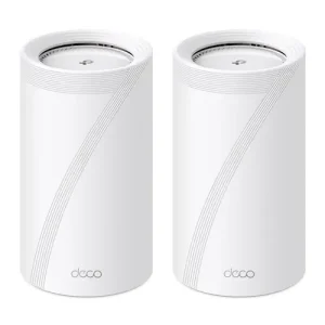 TP-Link Deco BE85 BE22000 WiFi 7 Mesh Tri Band MU-MIMO (2 Pack) Router