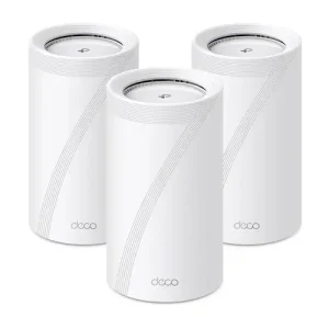 TP-Link Deco BE85 BE22000 WiFi 7 Mesh Tri Band MU-MIMO (3 Pack) Router