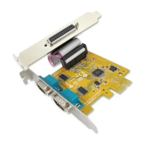 Sunix 2-Port Serial RS-232 + 1-Port Parallel DB25 PCIe Controller Card