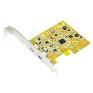 Sunix 2 Port USB 3.2 Gen2 Type-C PCIe Controller Card