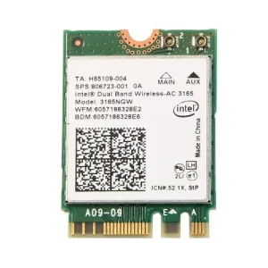 Refurbished Intel 3165 AC433 + Bluetooth 4.2 M.2 NGFF WiFi Dual Band Network Adapter 3 Months RTB Warranty