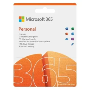 Microsoft Office 365 2021 Personal 1 User 1 Year Subscription - Digital Download