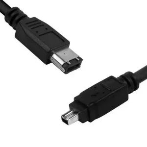 1.8M 6 Pin to 4 Pin M/M Firewire Cable