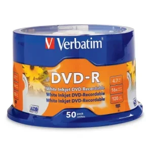Verbatim 4.7GB DVD-R 16x 50 Pack Spindle