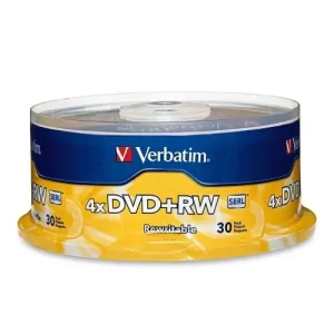 Verbatim 4.7GB DVD+RW 4x 30 Pack Spindle