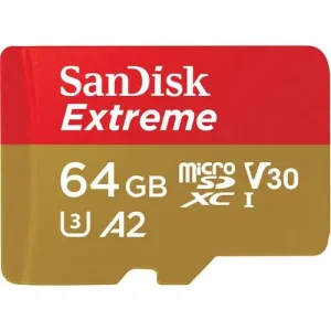 SanDisk Extreme SDXC 64GB UHS-I Micro SD Card