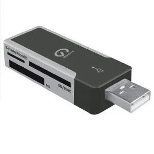 Shintaro External Mini USB 2.0 Card Reader