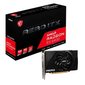 MSI Radeon RX 6400 Aero ITX 4GB Graphics Card