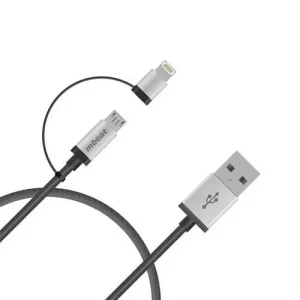 MBeat 1M Lightning / Micro USB 2-in-1 Charge Sync Cable