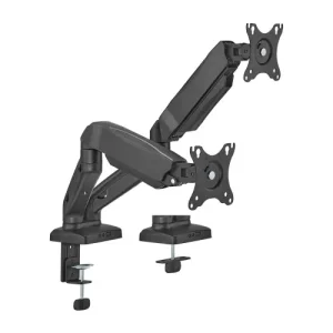 Brateck Desk Clamp Mounted Dual Monitor Counterbalance Arm Up To 9kgs