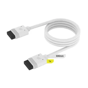 Corsair iCUE LINK 600mm Straight White Cable