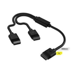 Corsair iCUE LINK 600mm Straight Black Y-Cable